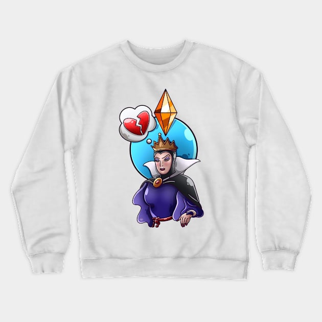 Evil Queen x Sims Crewneck Sweatshirt by The Gumball Machine